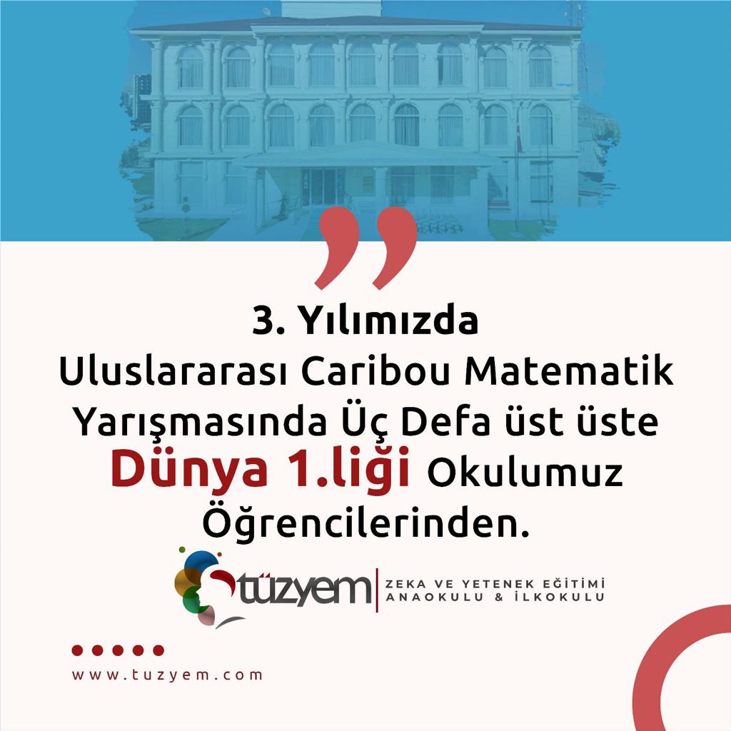 MATEMATİK DÜNYA BİRİNCİLİĞİ OKULUMUZDAN